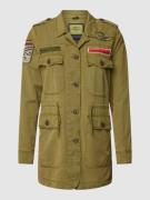 Aeronautica Militare Jacke mit Schulterriegeln Modell 'Field' in Khaki...