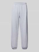 KARL KANI Sweatpants mit elastischem Bund und Viskose-Anteil in Black,...