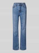 Vero Moda Straight Fit Jeans aus Baumwoll-Mix mit Kontrastnähten Model...