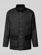 Barbour Jacke mit Label-Stitching Modell 'Cordale Wax' in Black, Größe...