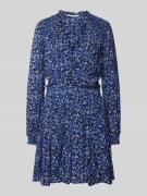 Pepe Jeans Minikleid mit V-Ausschnitt Modell 'ANNA' in Blau, Größe L