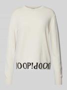 JOOP! Longsleeve mit Rundhalsausschnitt in Offwhite, Größe 34