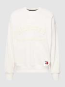 Tommy Hilfiger Sweatshirt mit Label-Stitching in Weiss, Größe XXL