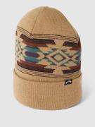 Billabong Beanie mit Stretch-Anteil in Camel, Größe 1