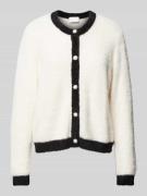 Jake*s Collection Strickpullover mit Rundhalsausschnitt in Offwhite, G...