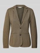 Tom Tailor Taillierter Blazer in Jacquard-Qualität mit 2-Knopf-Verschl...