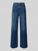 Only Wide Leg Jeans aus reiner Baumwolle mit Kontrastnähten Modell 'HO...