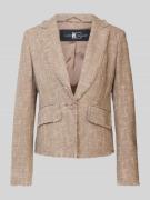 Luisa Cerano Blazer mit Fransen in Mud, Größe 34