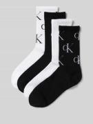 Calvin Klein Jeans Socken mit elastischem Rippenbündchen im 4er-Pack i...