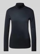 Christian Berg Woman Slim Fit Longsleeve mit Rollkragen in Black, Größ...