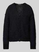 Weekend Max Mara Cardigan mit V-Ausschnitt Modell 'PONTIAC' in Black, ...