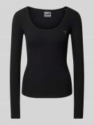 Guess Activewear Longsleeve mit Label-Detail Modell 'COLETTE' in Black...