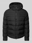 Geox Steppjacke mit Kapuze in Black, Größe 46