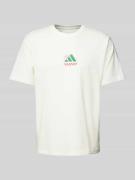 ADIDAS SPORTSWEAR T-Shirt mit Label-Print Modell 'PIZZA' in Offwhite, ...