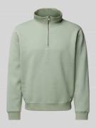 Jack & Jones Sweatshirt mit Troyer-Kragen Modell 'BRADLEY' in Mint, Gr...