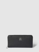 Tommy Hilfiger Portemonnaie mit Strukturmuster Modell 'EMBLEM' in Blac...