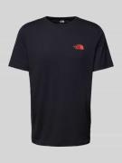 The North Face T-Shirt mit Label-Print in Black, Größe L