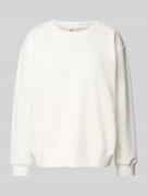 Levi's® Oversized Sweatshirt mit Label-Patch in Offwhite, Größe L