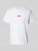 Levi's® Relaxed Fit T-Shirt mit Label-Patch Modell 'BABY TAB' in Weiss...