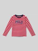 Polo Ralph Lauren Kids Longsleeve mit geripptem Rundhalsausschnitt in ...