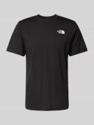 The North Face T-Shirt mit Label-Print in Black, Größe L