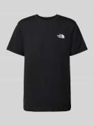 The North Face T-Shirt mit Label-Print Modell 'SIMPLE DOME' in Black, ...