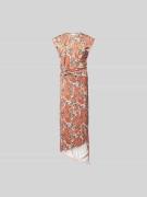 Rabanne Maxikleid mit Rundhalsausschnitt in Orange, Größe 36