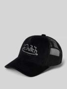 Von Dutch Trucker Cap mit Strasssteinbesatz Modell 'MIAMI' in Black, G...