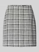 comma Minirock mit Reißverschluss in Black, Größe 36