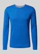 s.Oliver RED LABEL Regular Fit Strickpullover mit gerippten Abschlüsse...