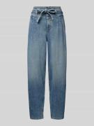 s.Oliver RED LABEL Tapered Fit Jeans mit Bindegürtel in Jeansblau, Grö...