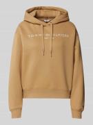 Tommy Hilfiger Hoodie mit Kapuze in Camel, Größe M