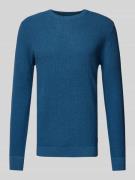 Tom Tailor Regular Fit Strickpullover mit geripptem Rundhalsausschnitt...