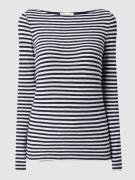 Marc O'Polo Longsleeve aus Bio-Baumwolle in Marine, Größe L