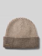 Seeberger Beanie aus reinem Kaschmir in Sand, Größe 1