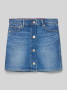 Tommy Hilfiger Teens Jeansrock mit Knopfleiste im 5-Pocket-Design in B...