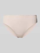 TOMMY HILFIGER Slip mit elastischem Logo-Bund in Beige, Größe S