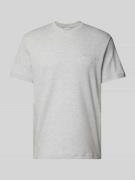 CK Calvin Klein T-Shirt mit Label-Schriftzug in Kitt, Größe M