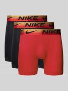 Nike Boxershorts mit elastischem Logo-Bund im 2er-Pack in Rot, Größe L