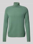 CK Calvin Klein Strickpullover aus Wolle mit Label-Detail in Bottle Me...