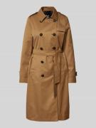 Fuchs Schmitt Trenchcoat mit Bindegürtel in Camel, Größe 34