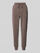 Fynch-Hatton Slim Fit Sweatpants mit Tunnelzug in Taupe, Größe M