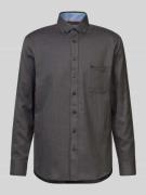 Fynch-Hatton Freizeithemd mit Button-Down-Kragen Modell 'Herringbone' ...