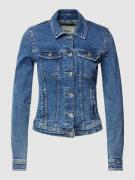 Only Jeansjacke mit Eingrifftaschen Modell 'TIA' in Jeansblau, Größe 3...