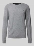 Fynch-Hatton Regular Fit Strickpullover aus Woll-Kaschmir-Mix in Hellg...