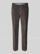 Hiltl Regular Fit Cordhose mit Gürtelschlaufen Modell 'PARMA' in Anthr...