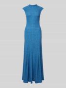 Ivy Oak Maxikleid mit Stehkragen Modell 'MARCELLA' in Ocean, Größe 36