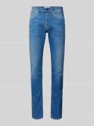 Replay Straight Fit Jeans im Used-Look Modell 'GROVER' in Jeansblau, G...