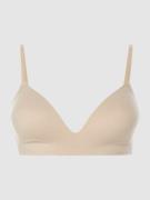 Schiesser Soft-BH mit verstellbaren Trägern in Hellrosa, Größe 70B