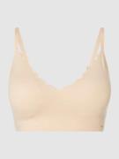 Skiny Bustier aus Mikrofaser Modell 'Micro Lovers' - wattiert in Beige...